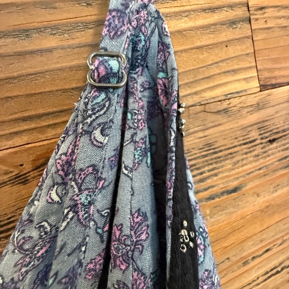 Free People Forever Time Backless Blue Floral Maxi Dress NWT - Picture 10 of 12